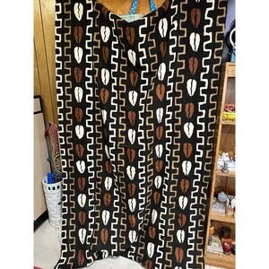 Vintage Mali Bogolanfini - African Mud Cloth - Cowerie Shell Pattern - 89" x 52"